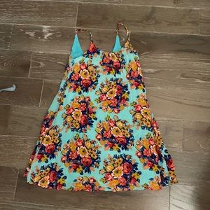 Girls floral dress size 8